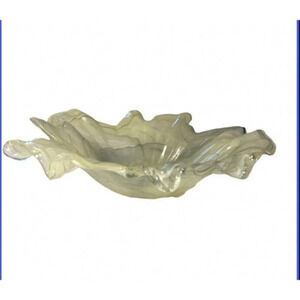 Vintage Art Glass elaborate wave handblown Home Decor